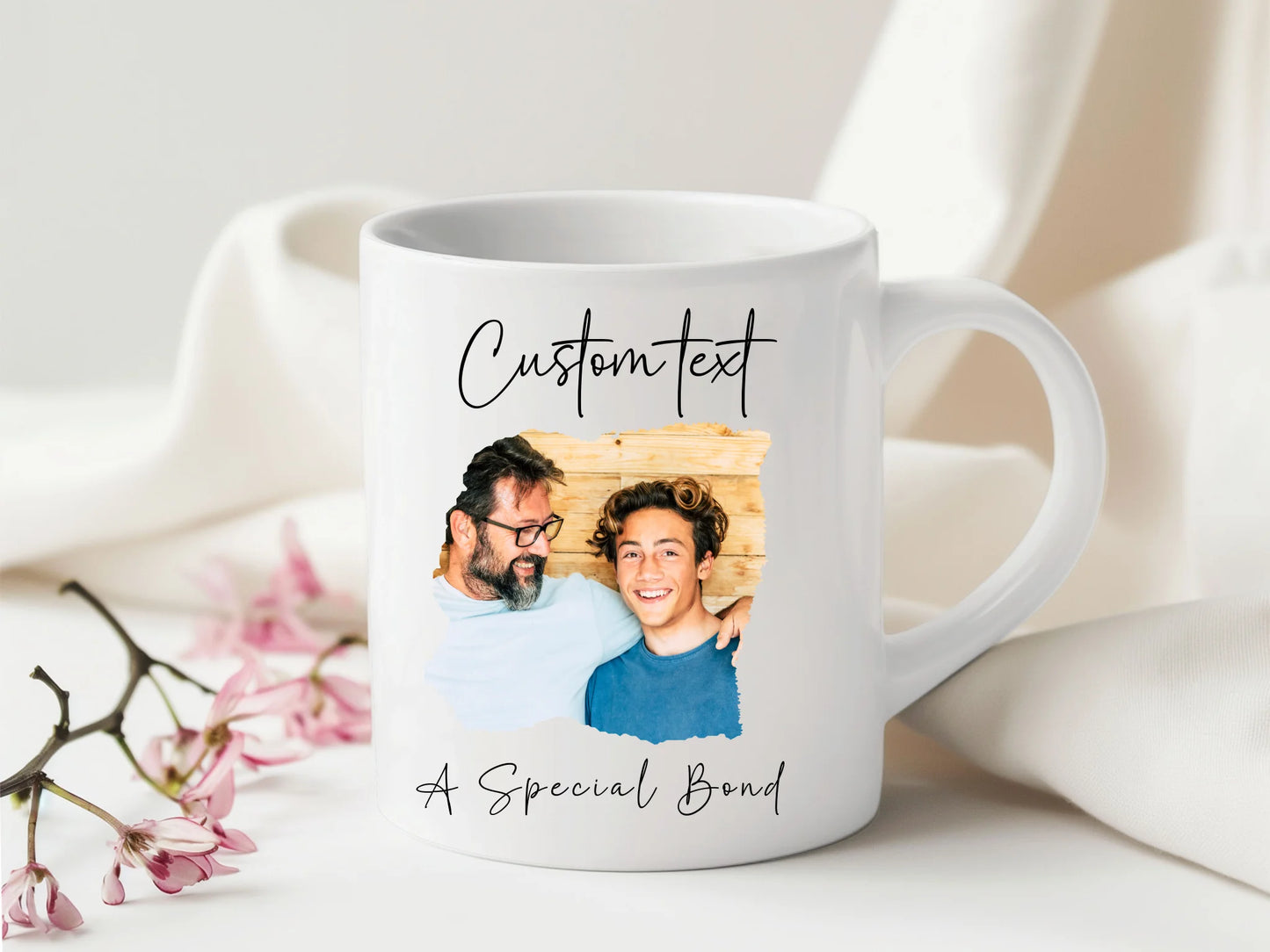 Custom Moments Photo Mug For Dad, Mum Friend