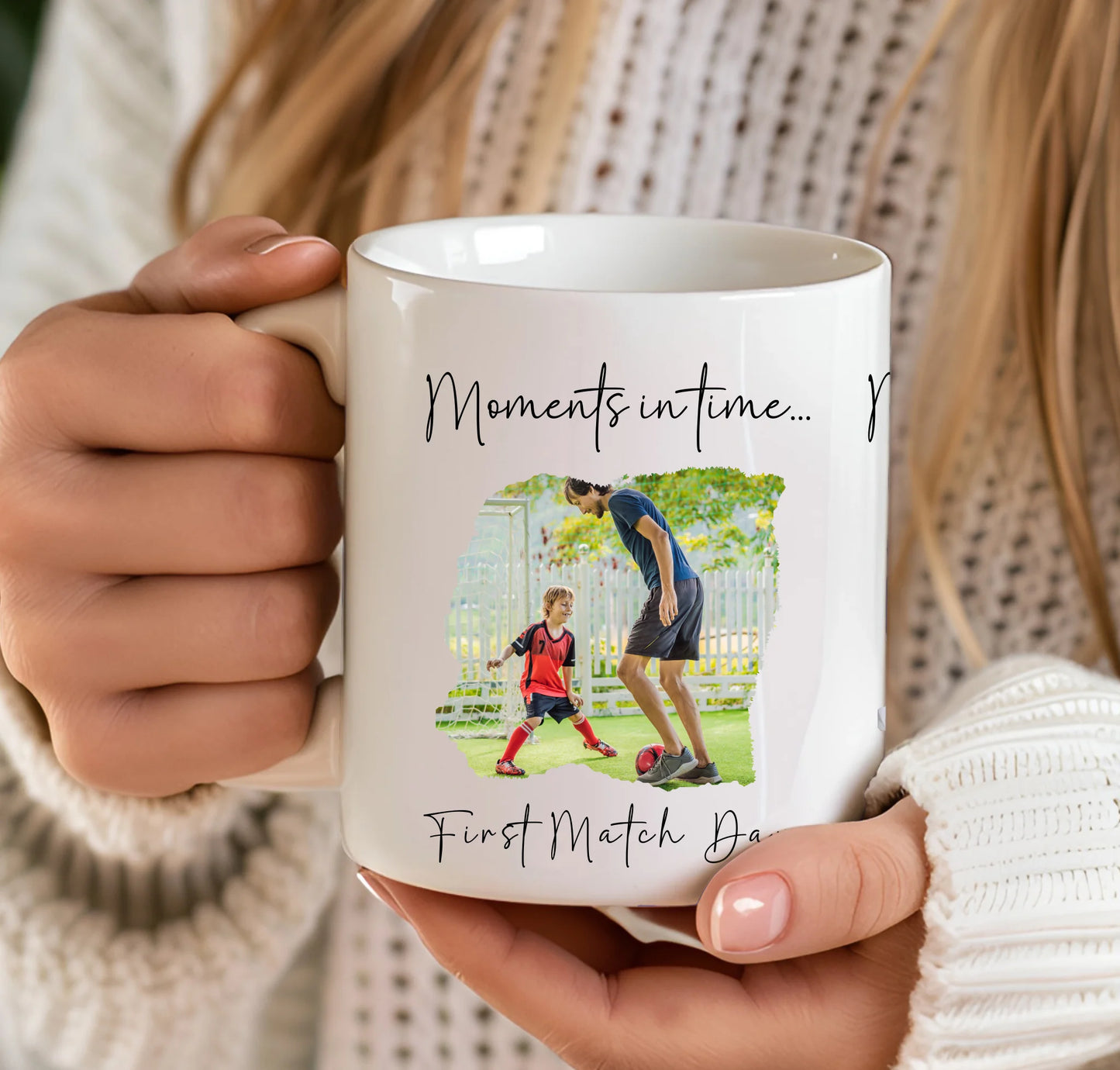 Custom Moments Photo Mug For Dad, Mum Friend
