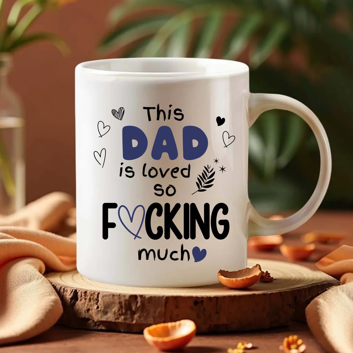 cheeky daddy gift mug with custom message