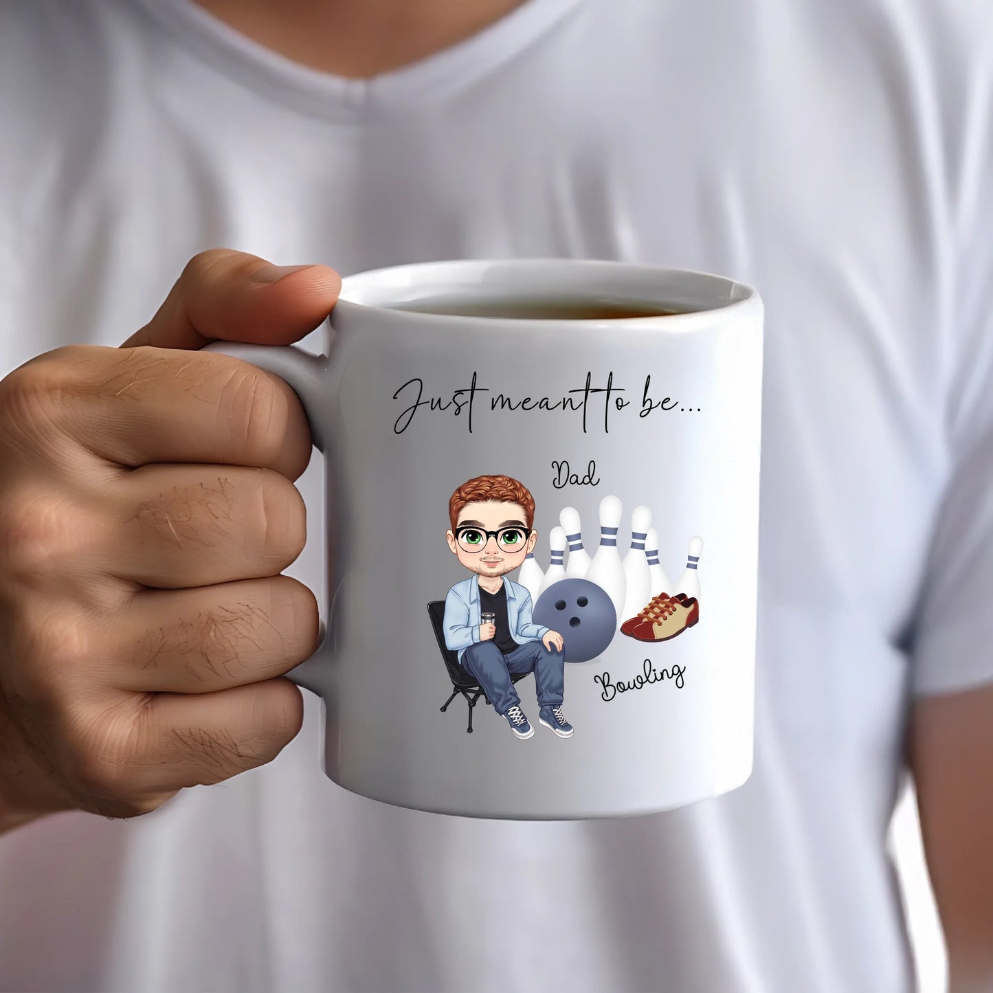 custom bowling gift for dad