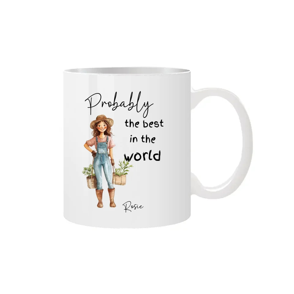 personalised gardening mugs for women