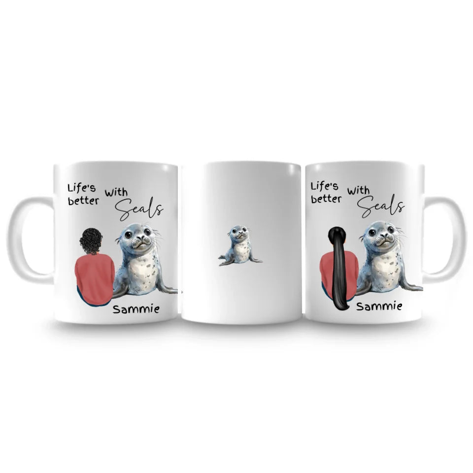 Customised mug for marine life enthusiasts