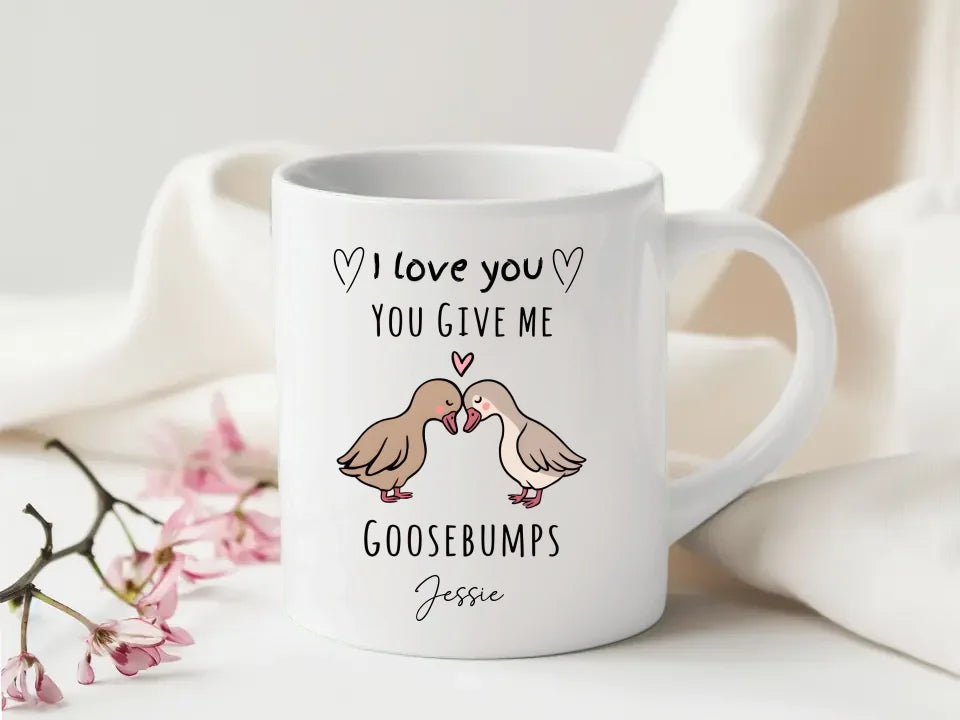Cute goosebumps Valentine’s Day Mug