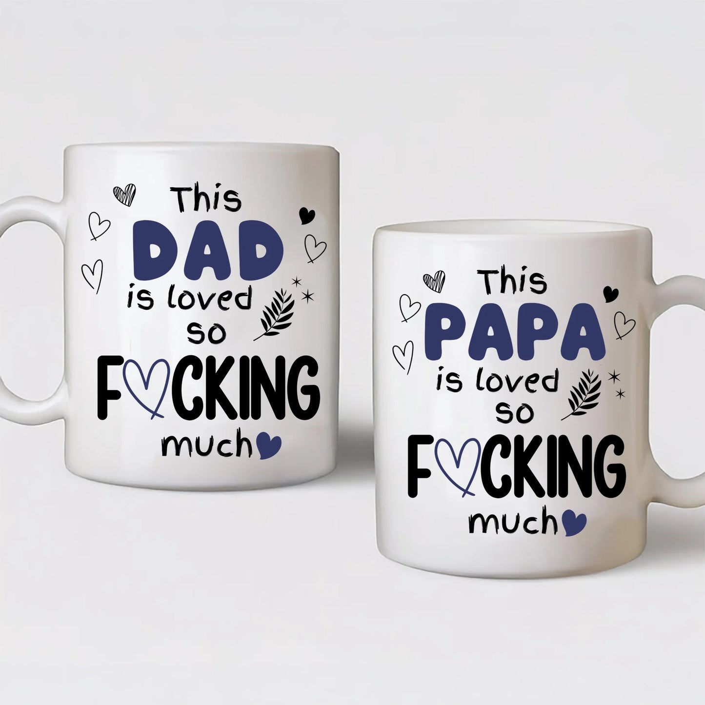 personalised dad mug loved so much