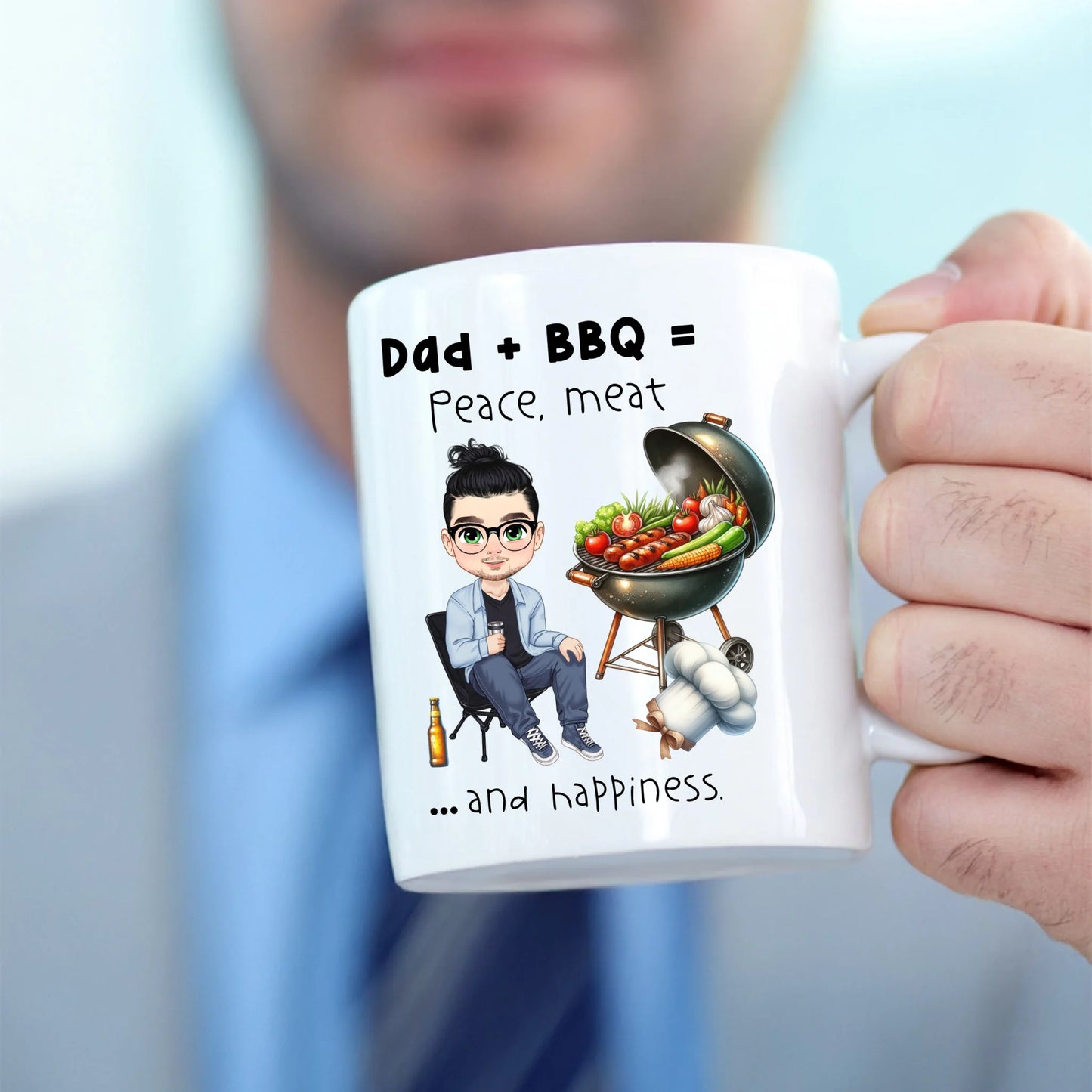Custom dad birthday mug UK