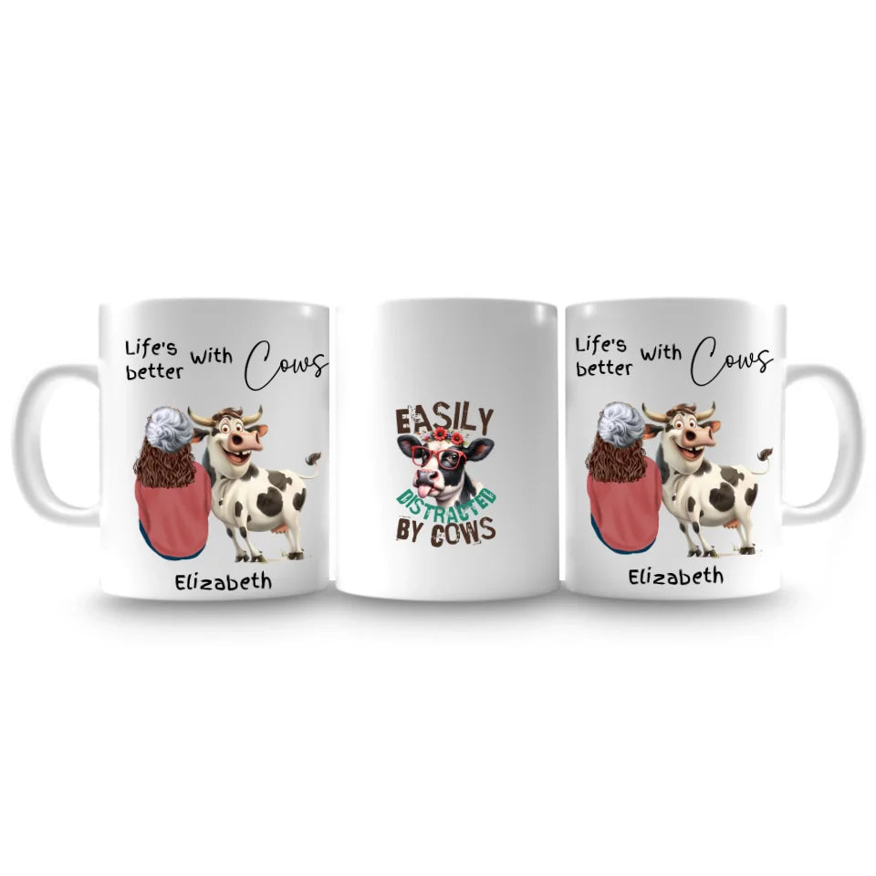 Farm animal personalised coffee cup