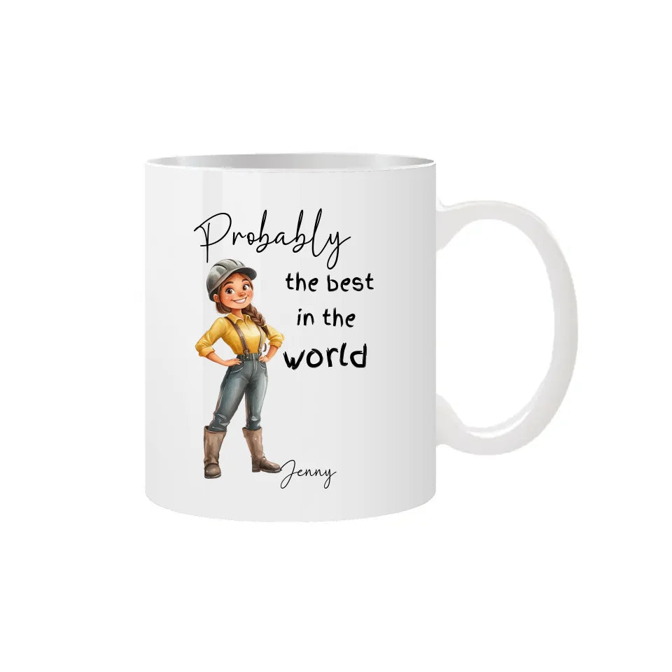 unique gift for hardworking lady mug