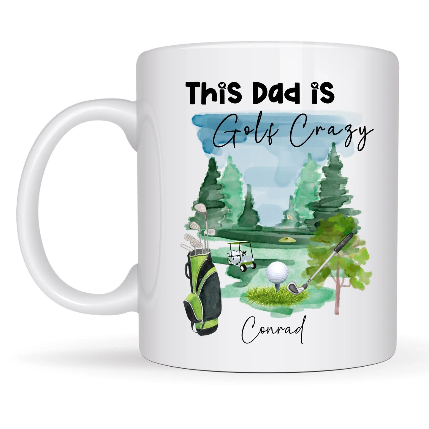 This Dad is Golf Crazy mug – perfect Father's Day gift