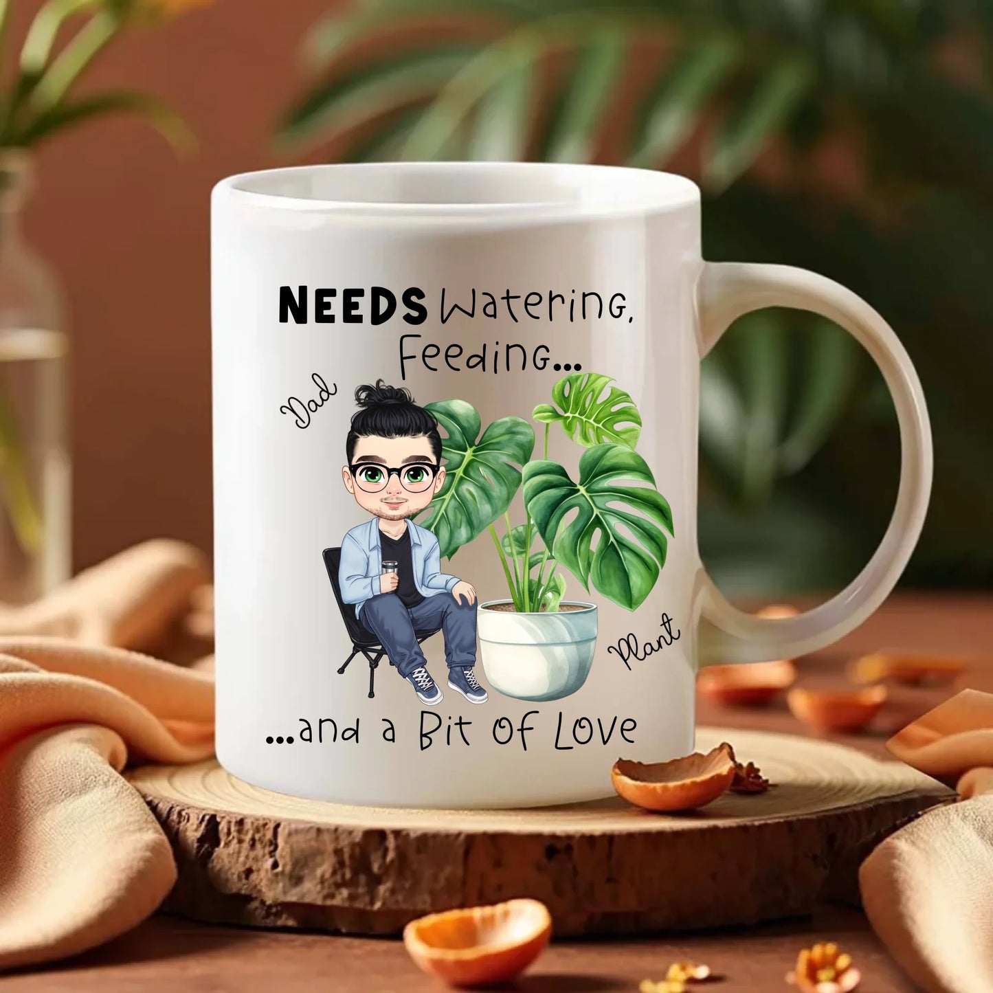 Custom mug for houseplant lovers