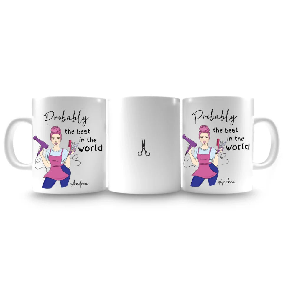 personalised mug for hair stylist