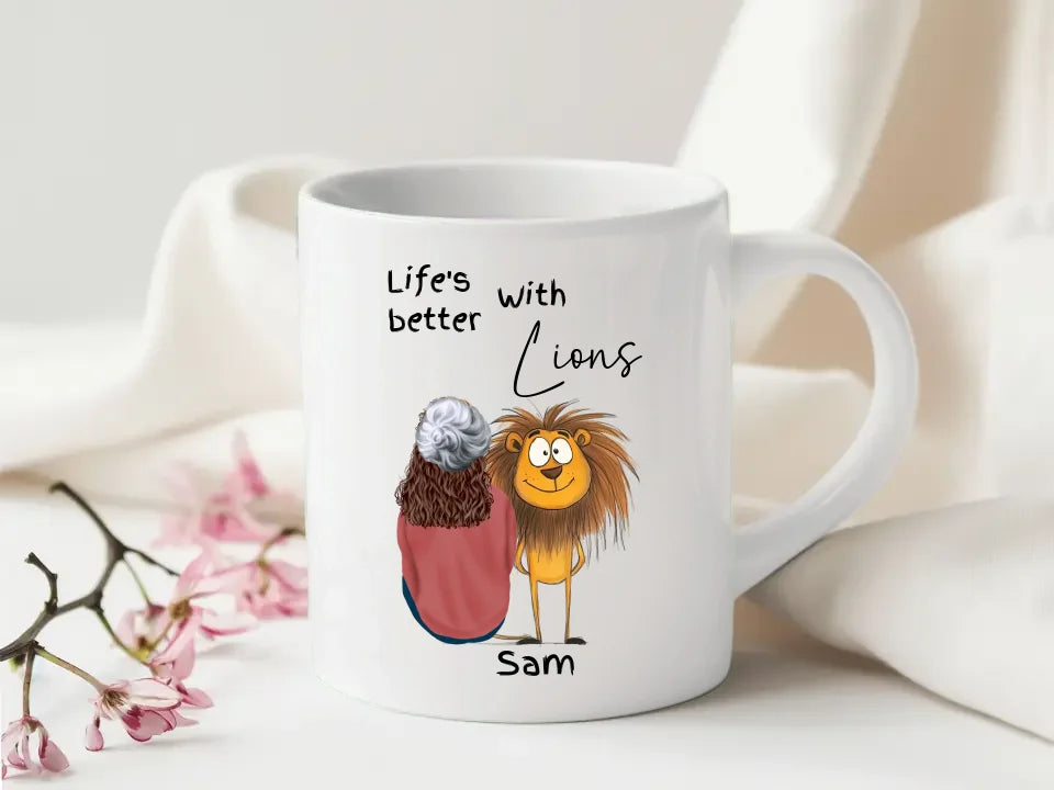 Quirky lion lover gift