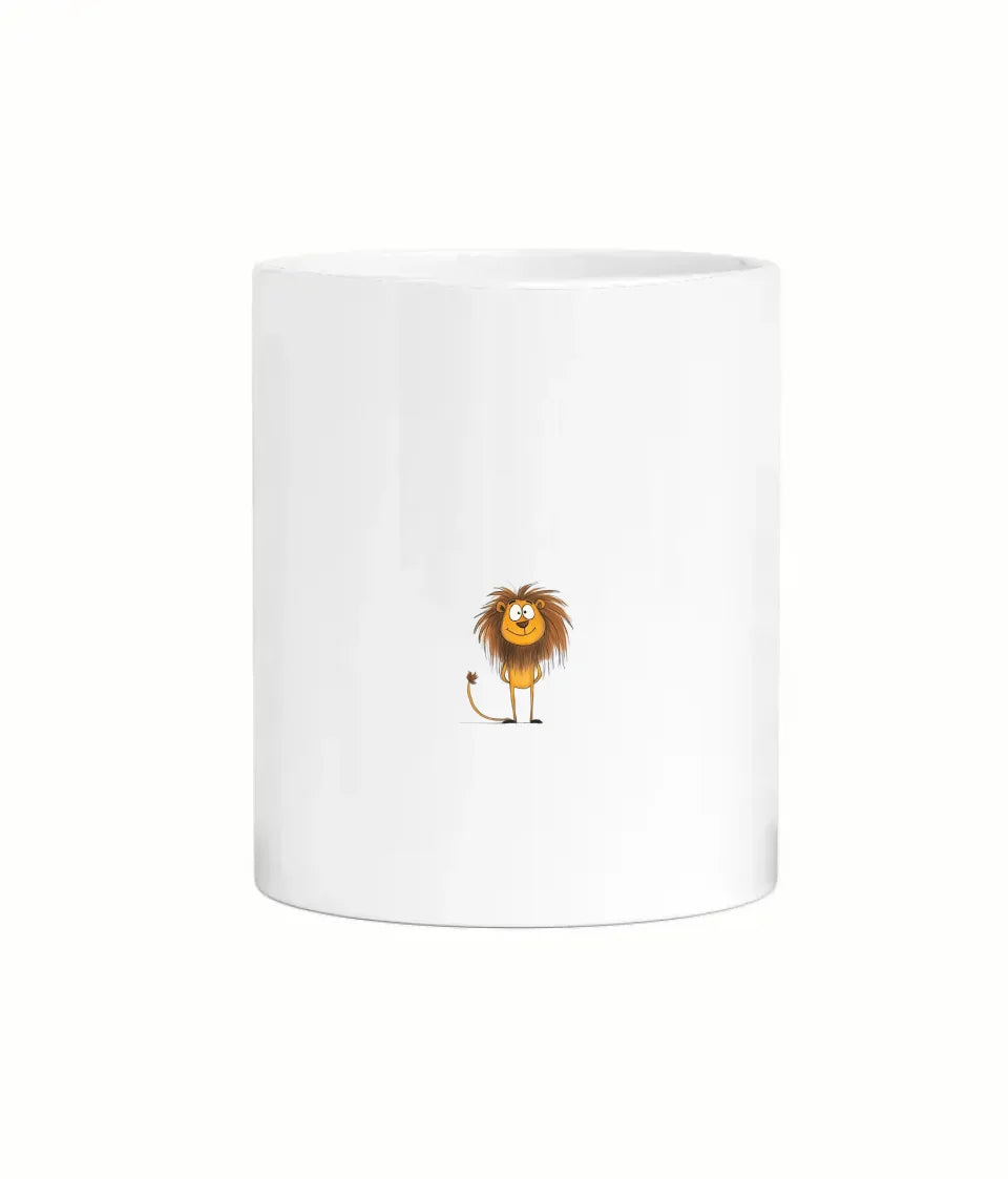 mug with lion