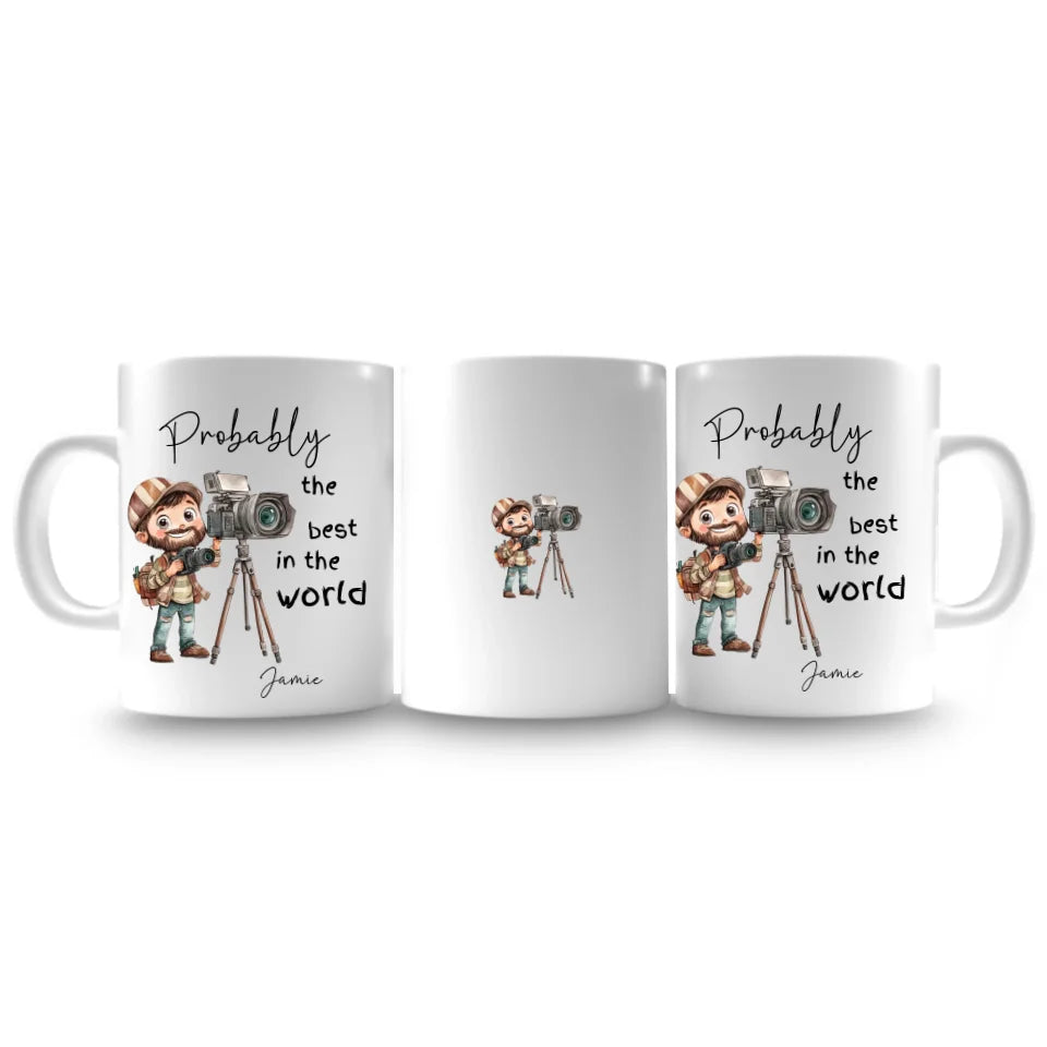 photographer mug with name