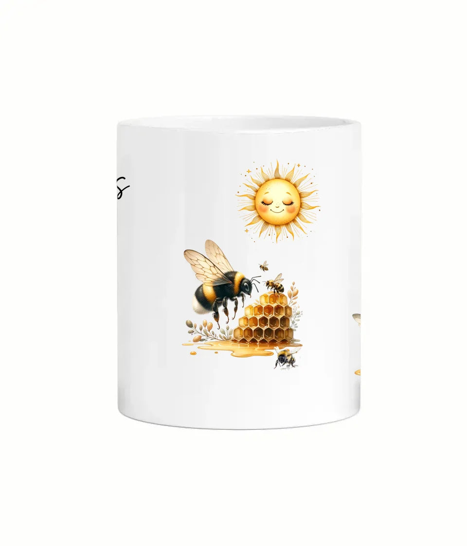 Quirky bee gift mug for her