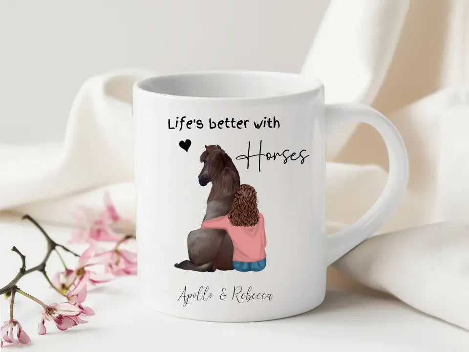 Horse lover’s custom gift mug