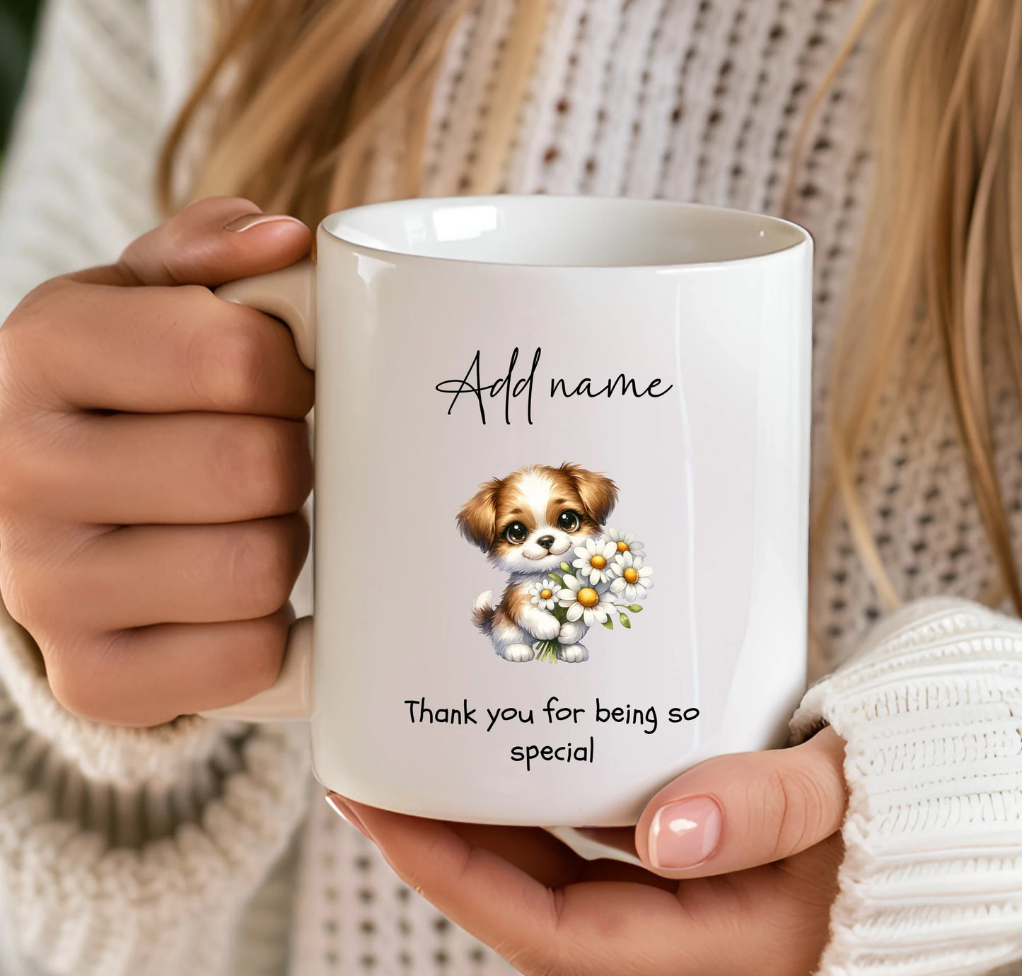 mug with name and thank you message