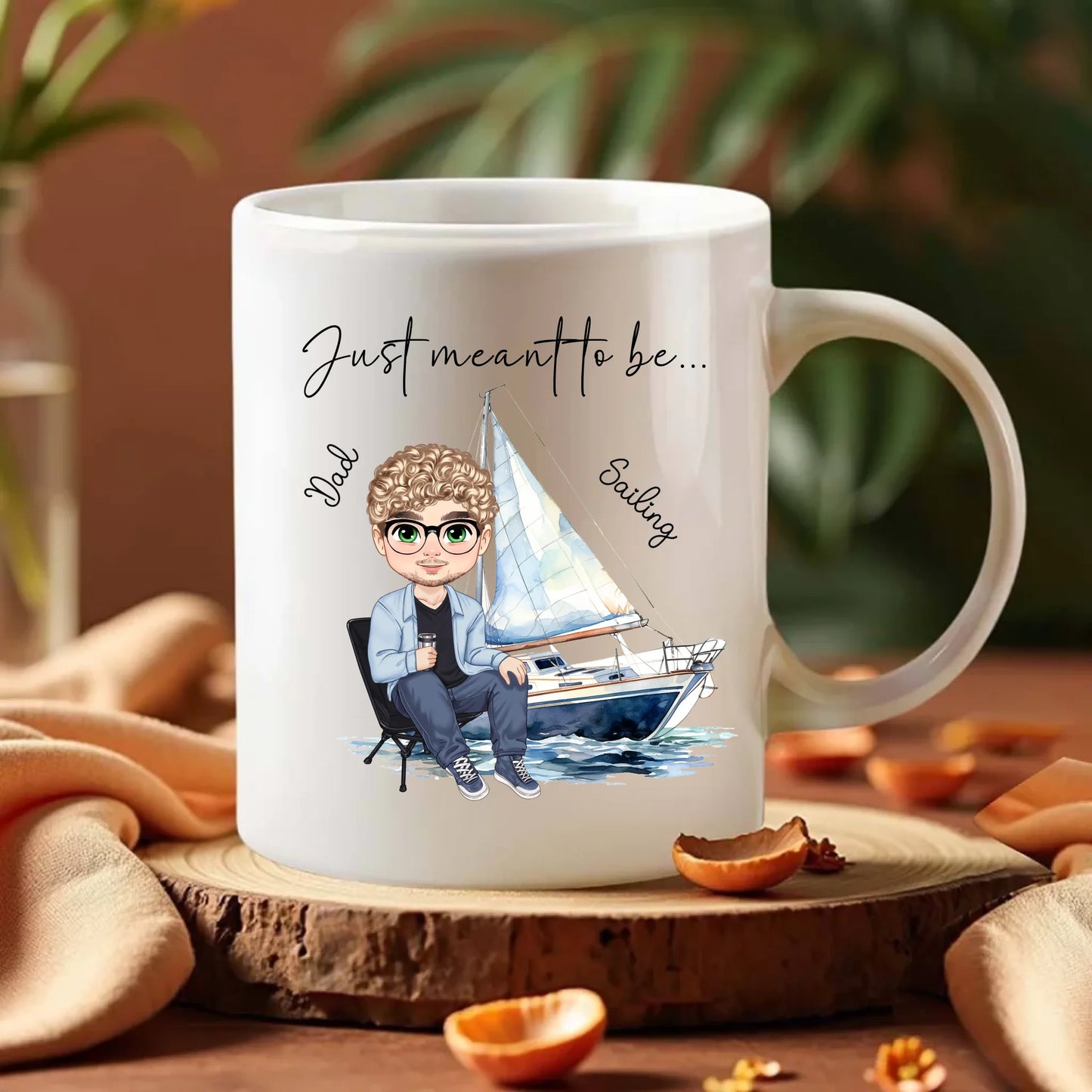 Dad sailing mug