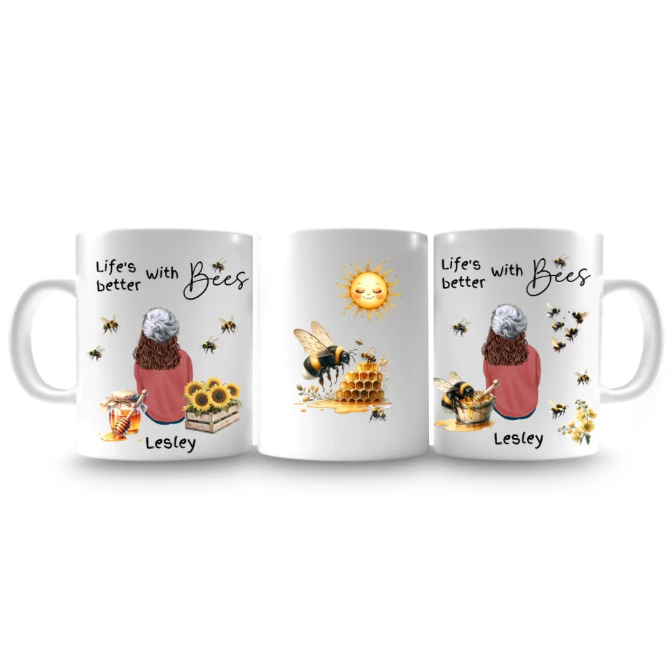 Bee mug for birthdays and gifts