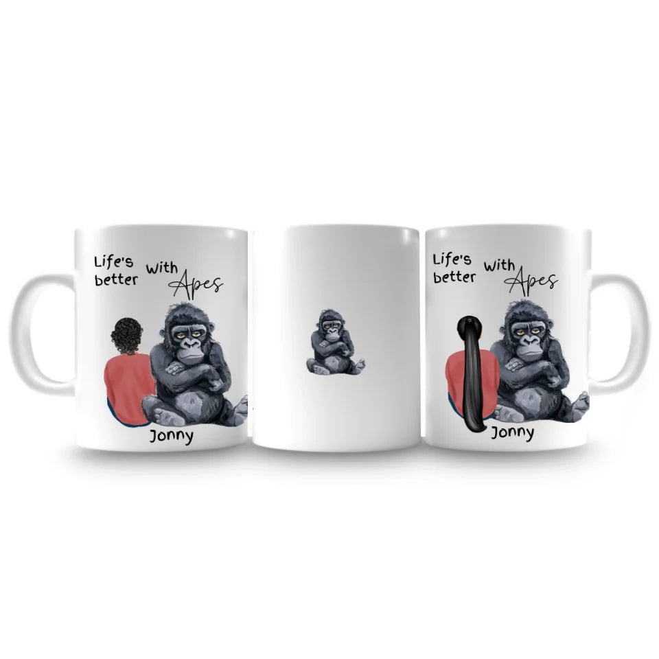 Quirky animal-themed mug