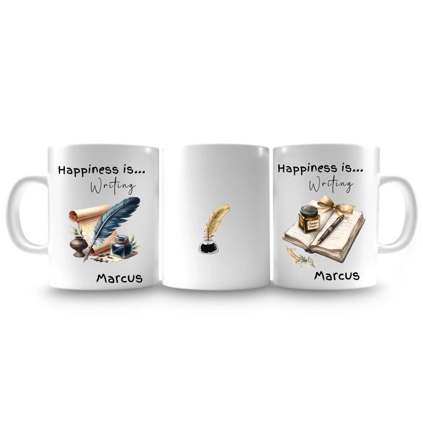 ink and scroll mug