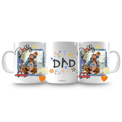 Custom Father's Day gift mug with photo