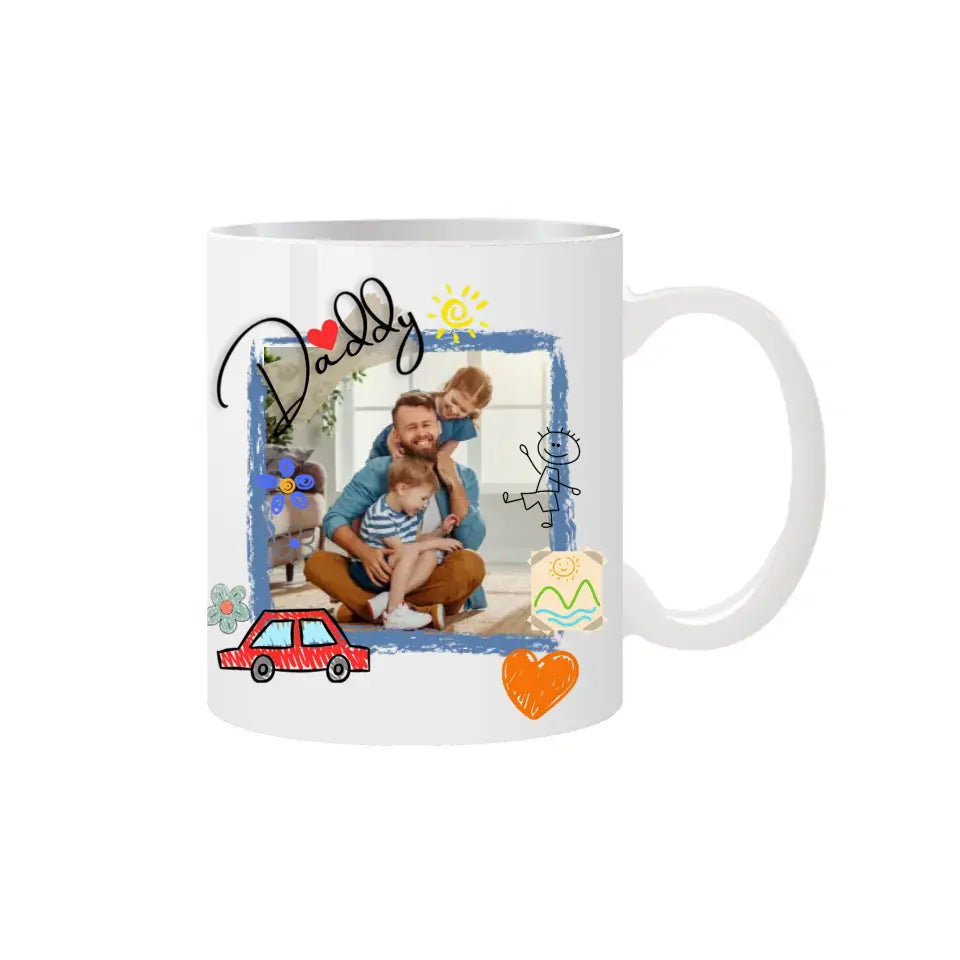 Unique gift for dads with custom photo and message