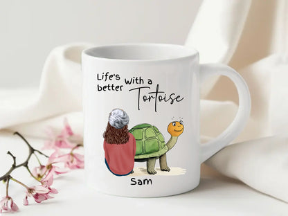 Life's Better with a Tortoise Personalised Mug