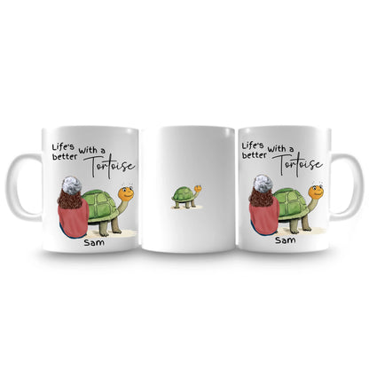 Life's Better with a Tortoise Personalised Mug