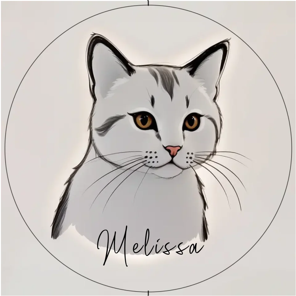 Coaster Printarea Stunning Cat Coaster