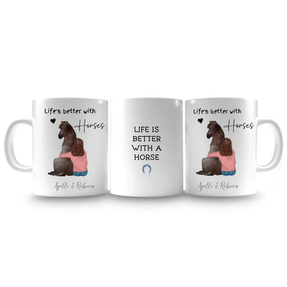 Horse design mug with personalisation