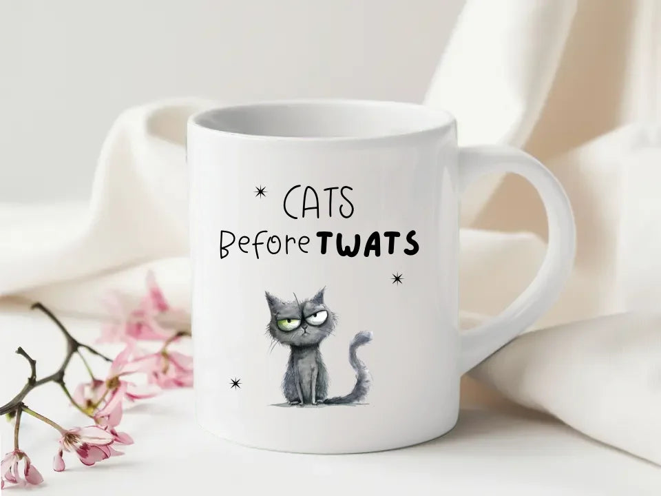 Sassy cat mug
