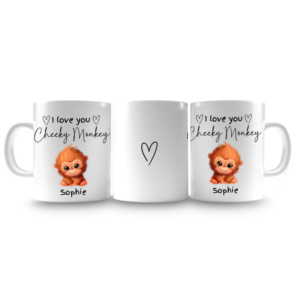 monkey mug for the one i love gift