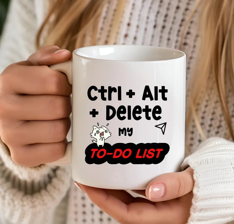 Ctrl Alt Del coffee mug