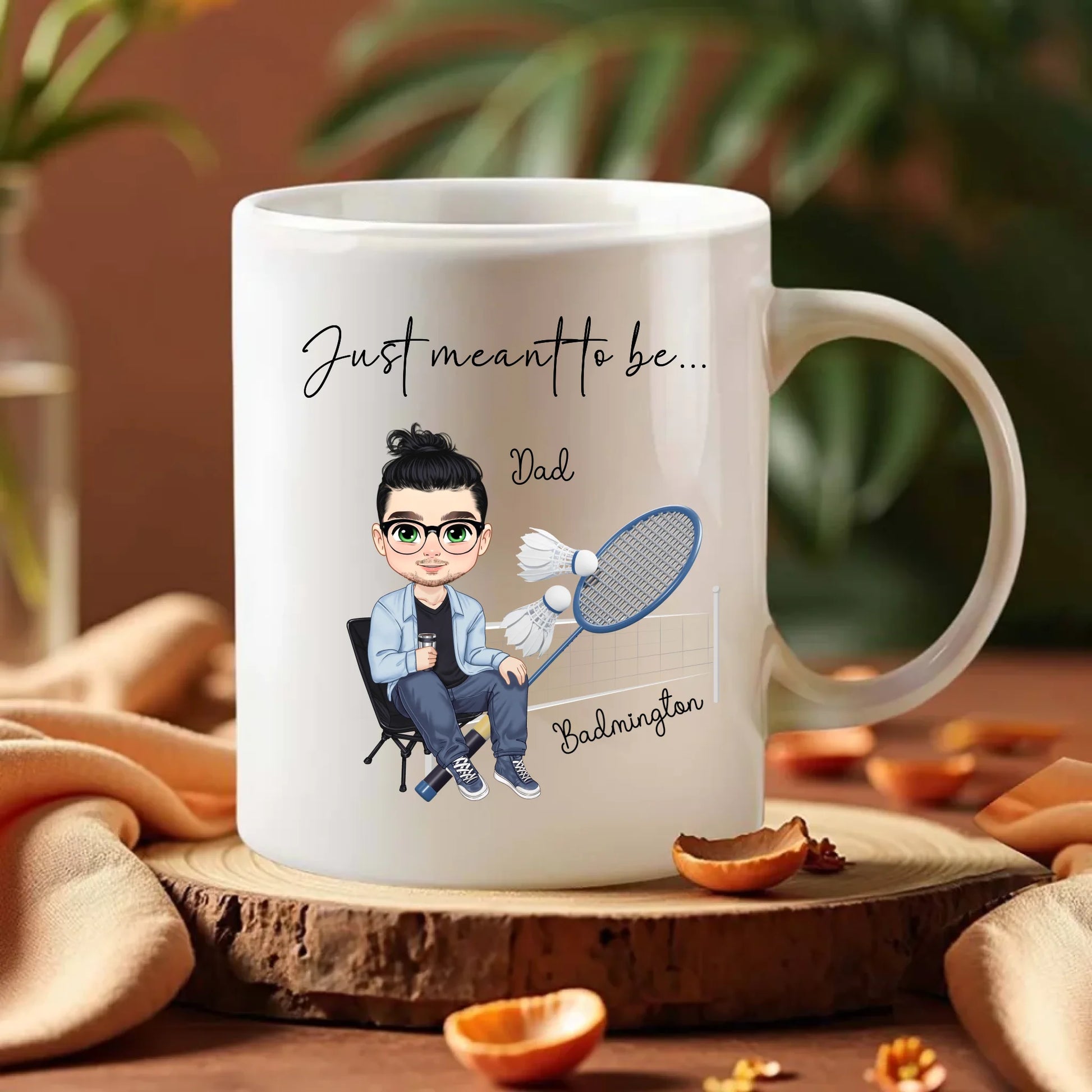 badminton fan gift mug UK