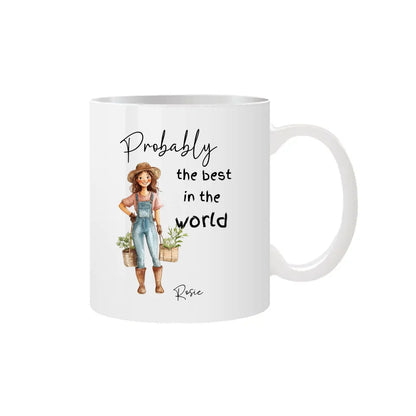 personalised gardening mugs for women