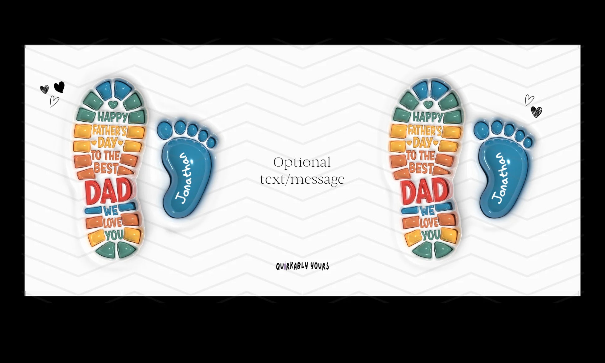 mug template fathers day footprints