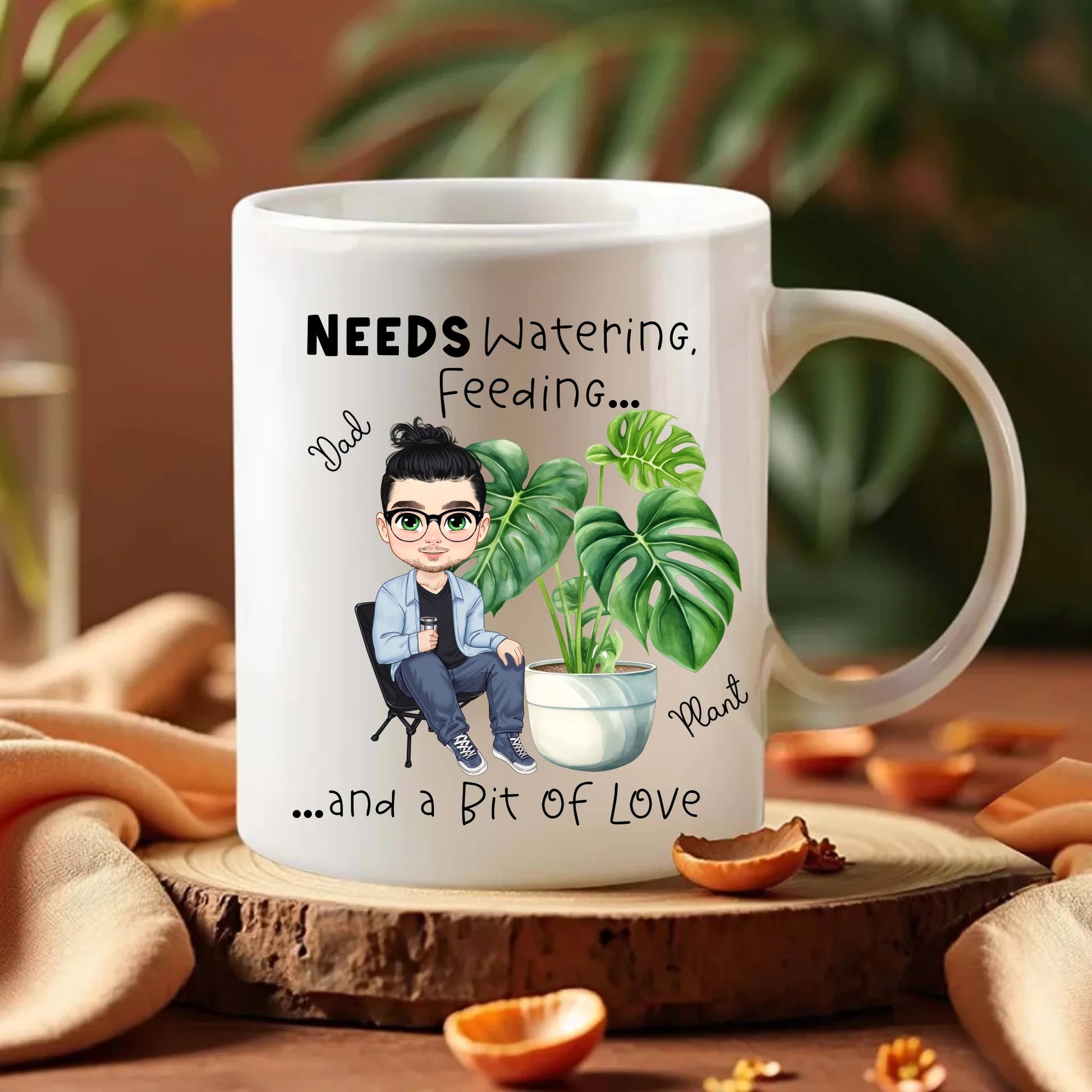 Custom mug for houseplant lovers