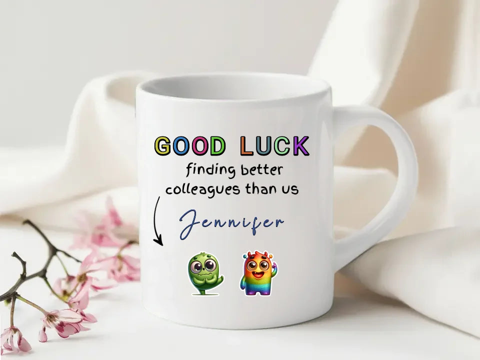Custom farewell mug