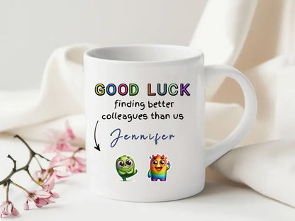 Custom farewell mug