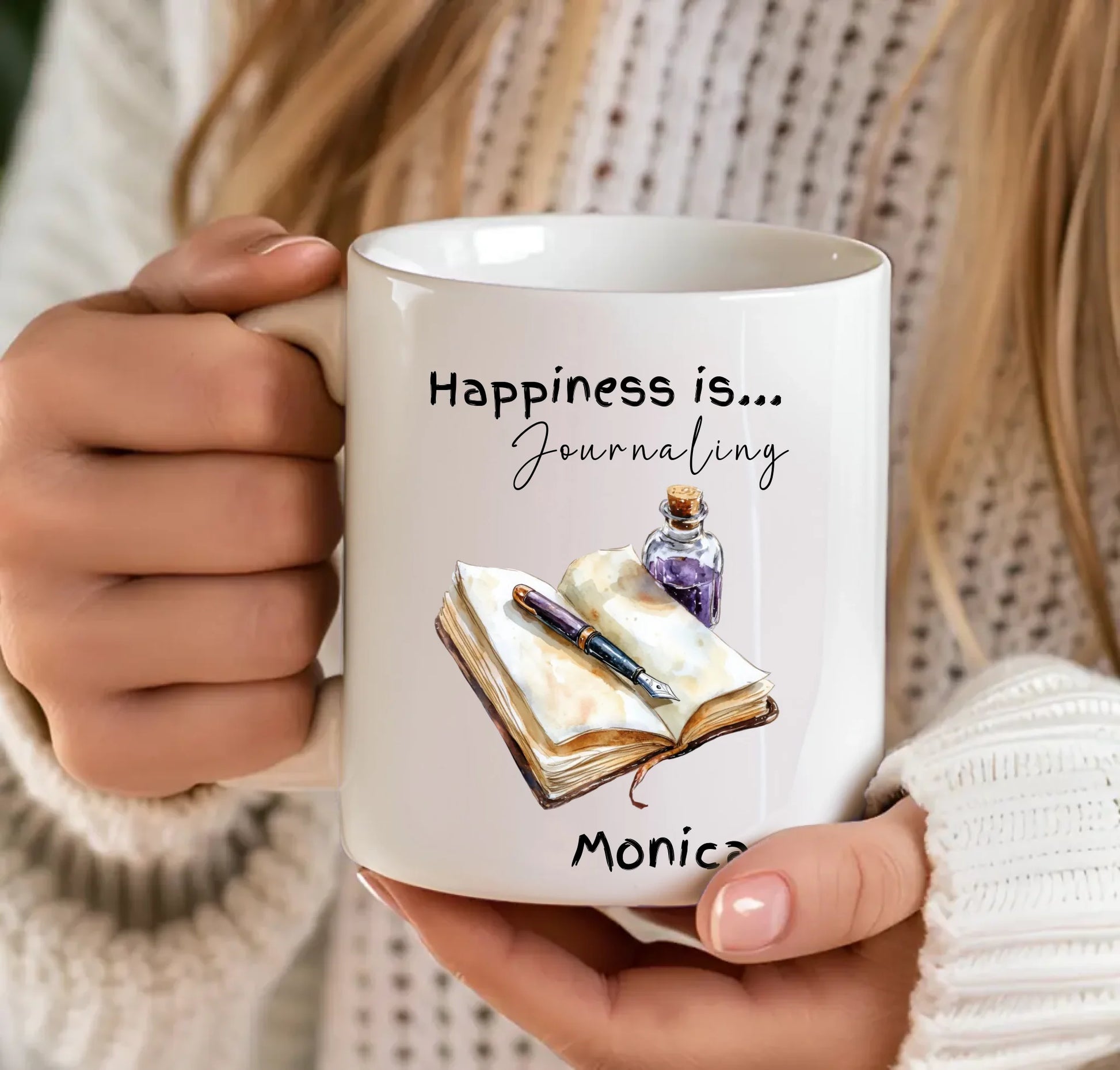 Writing and journaling mug