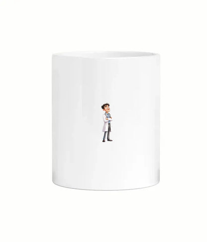 Male doctor mug with stethoscope