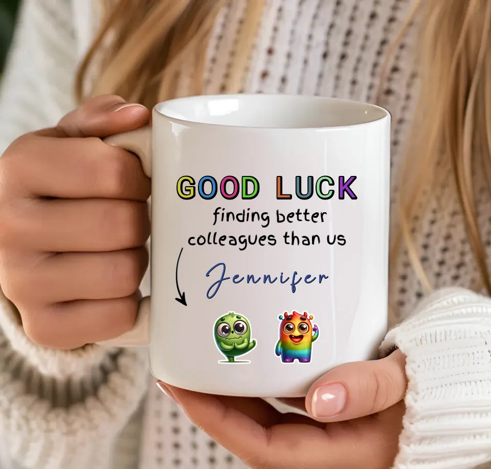 Personalised Good Luck Mug