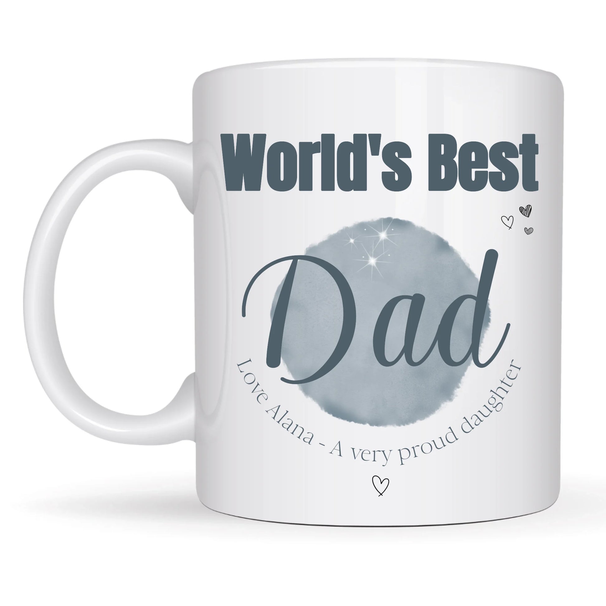 Bold Text World’s Best Mug for Dads