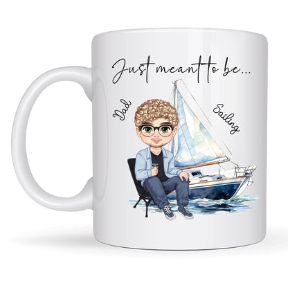 Sailing boat gift mug