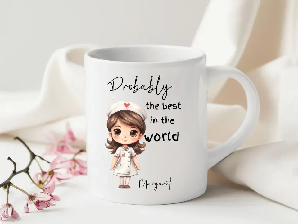Custom mug for female healthcare workers