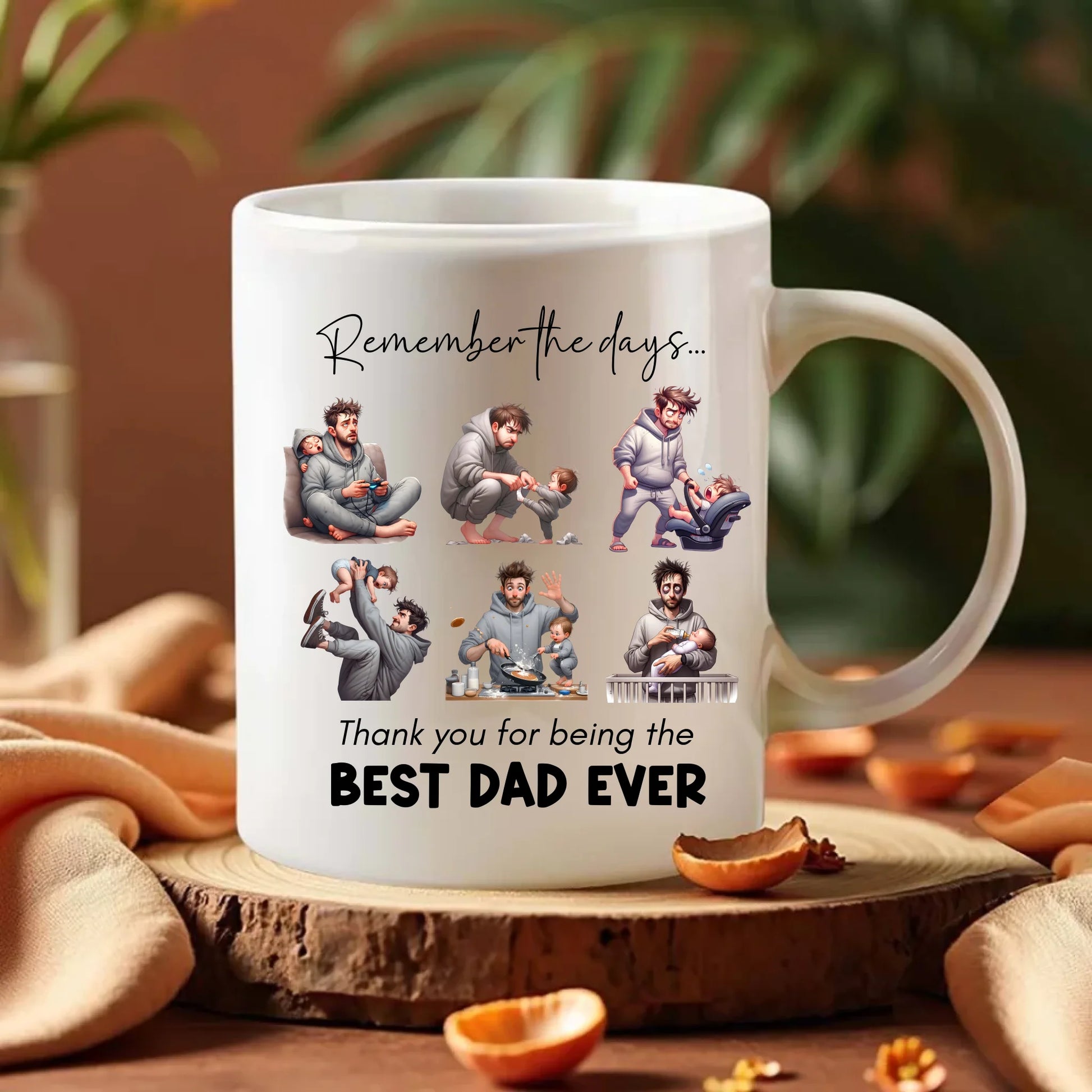 Personalised Best Dad Ever Mug