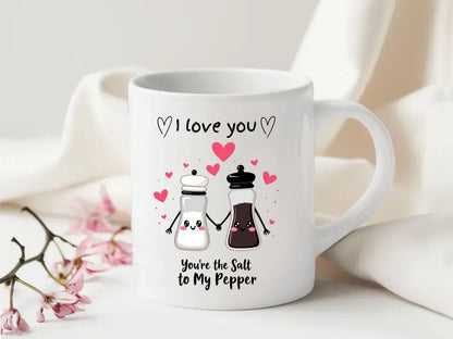 i love you Salt and Pepper Matching Mug