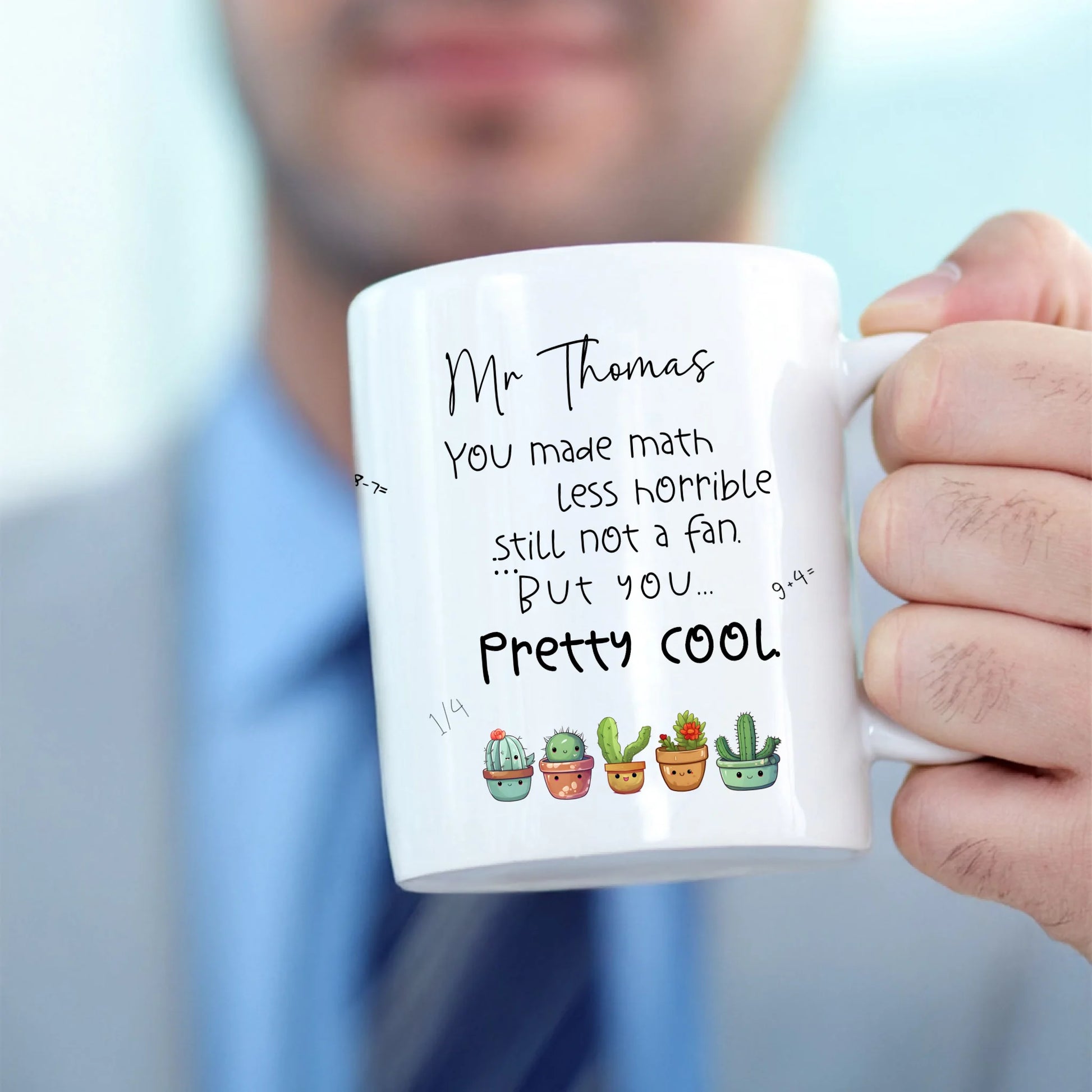 Personalized mug for school staff
