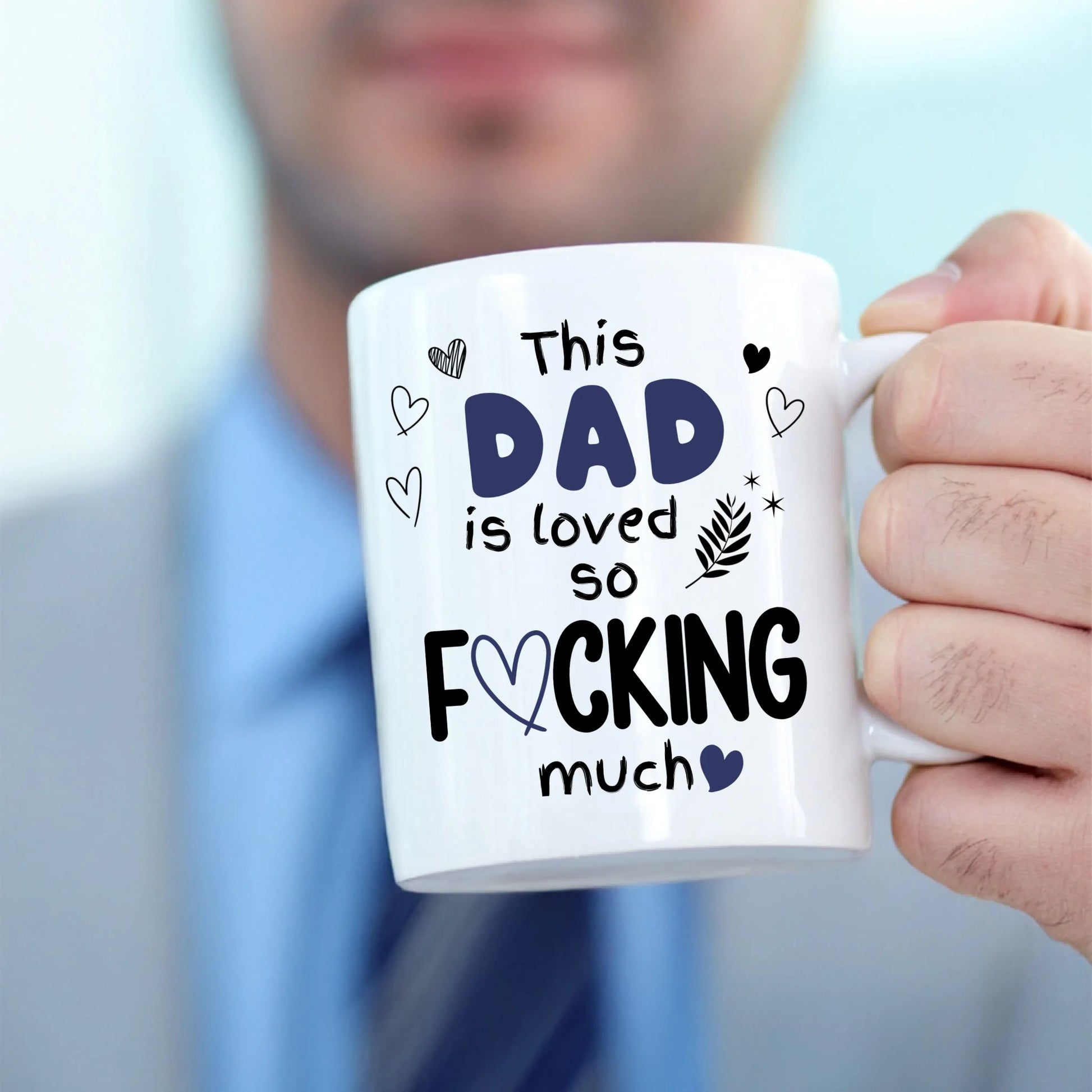 love you dad personalised mug