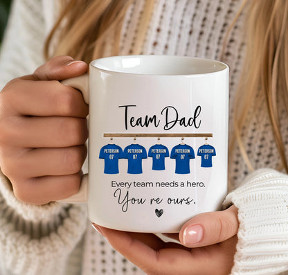 Build your team mug with shirt colours